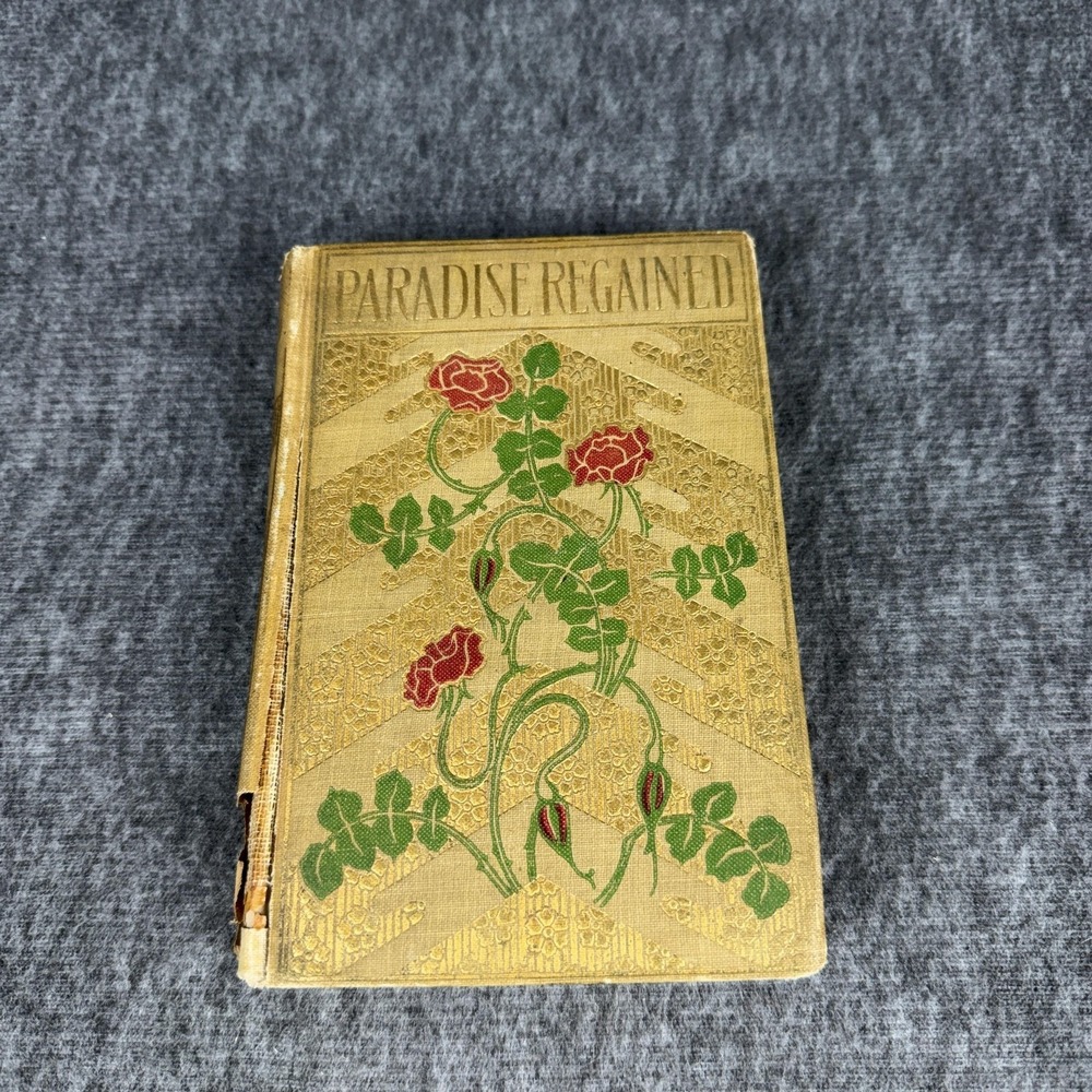 Vintage Paradise Regained‎ John Milton Caldwell Gold Cloth HC Poetry USA
